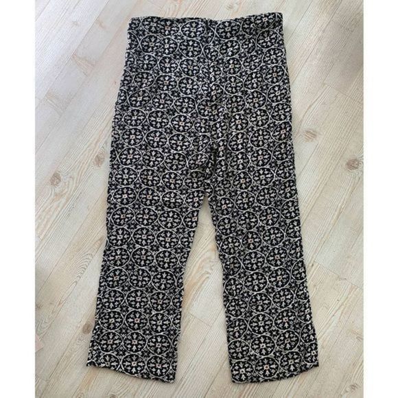 Amuse Society Printed Viscose High Waist Cropped Pants Size L - Picture 7 of 7